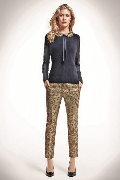 British Dandy Schwarzes Leder Und Tierische Muster Pure Female